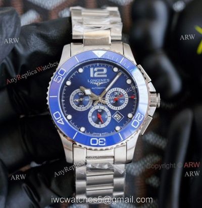 High Quality Replica Longines Hydroconquest 41mm Blue Face Stainless Steel Watch For Men watches