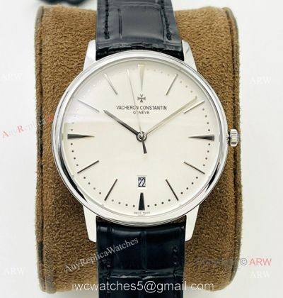 MK Factory V4 Vacheron Constantin Patrimony 9015 Watch White Dial watches