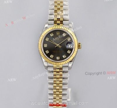 (EWF) New Datejust Rolex With Jubilee Bracelet Grey Diamond Face Swiss Clone Watches watches