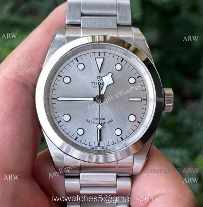 Swiss Replica Tudor Black Bay Cal.2824 Stainless Steel Silver Dial Watch 41mm watches