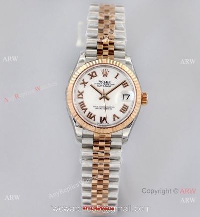 (EW)Swiss Copy Rolex Lady-Datejust 31mm 2-Tone Rose Gold Jubilee Bracelet watches