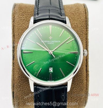 2021 New! MK Factory V4 Vacheron Constantin Patrimony 9015 Watch Olive Green Dial watches