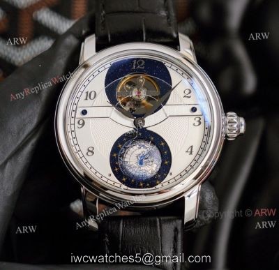 White Face Montblanc Tourbillon Geosphere Watch Replica For Men Size 42mm watches
