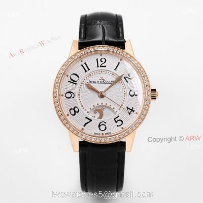 GF facytory High Quality Replica Rose Gold Jaeger Lecoultre Womens Watch 34mm watches