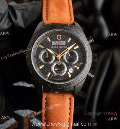 New! Copy Tudor Fastrider Black Shield chronograph Watches Men Size watches