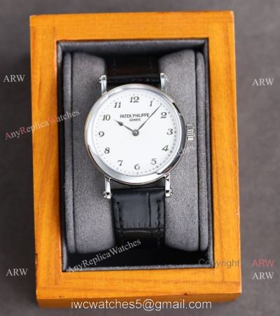 Swiss Patek Philippe Ultra-Thin Automatic Lady Watch Calatrava 7200R White Dial watches