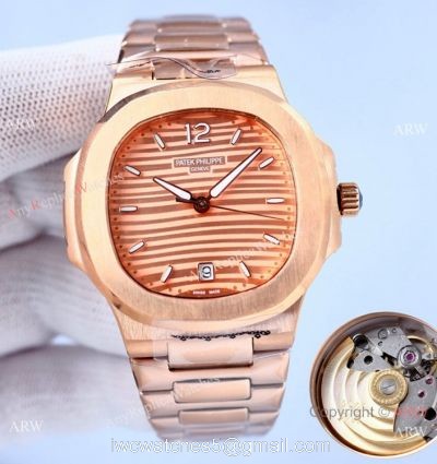Swiss Quality Patek Philippe Nautilus 7118 All Rose Gold Watch 40mm watches