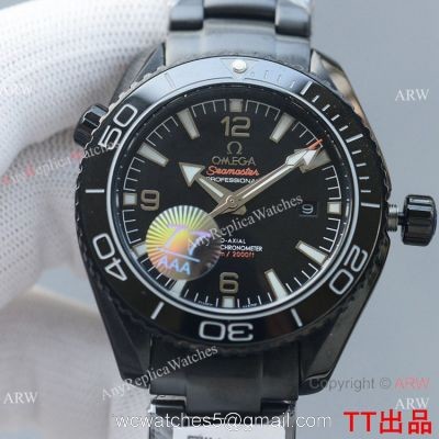 Swiss Quality Omega Seamaster Planet Ocean Black Venom Watch Citizen 8215 Movement watches