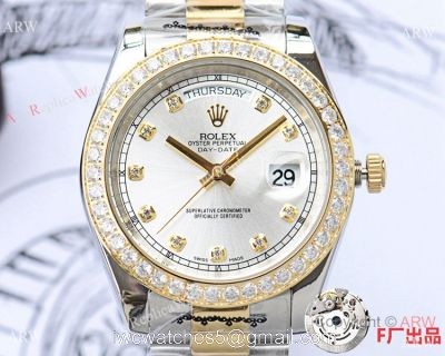 NEW UPGRADED Fake Rolex Presidential DayDate II 2-Tone Watches DJII 41mm watches