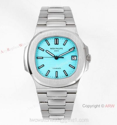 PPF Factory Swiss Patek Philippe Nautilus Tiff any 170th anniversary limited edition Watch 40mm watches