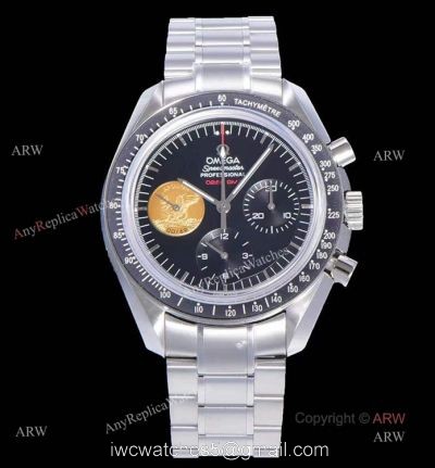 New Omega Speedmaster Moonwatch Black Ceramic Watch OM Factory 42mm Replica watches