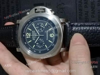 High Quality Panerai Flyback Chronograph Watch Black Dial watches