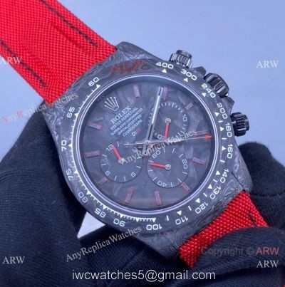 Super Clone Rolex Diw Daytona 4130 NOOB Black Forged Carbon Watch New Model watches
