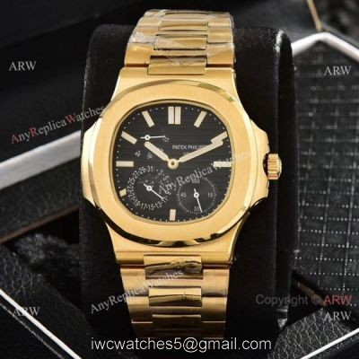 Patek Philippe Power Reserve Moonphase Copy Watches All Gold 40mm watches