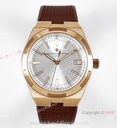 Grade 1A Copy Vacheron Constantin Overseas Ultra-thin 8F Swiss 9015 Watch Rose Gold watches