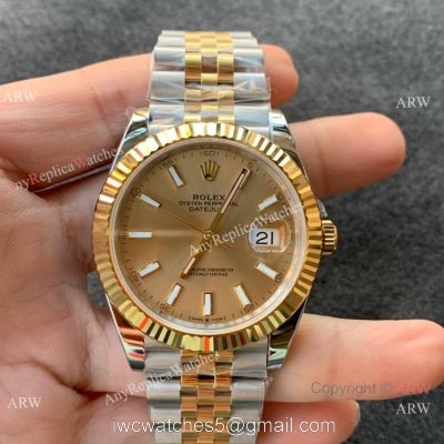 (JVS Factory) Rolex DateJust II 72hrs Power Reserve Watch JVS New 3235 Movement 904l Two Tone watches