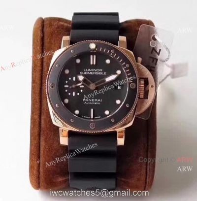 ZF Factory Panerai Pam684 Luminor Submersible 1950 P.9010 Watch 42mm Rose Gold watches