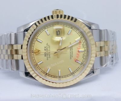2-Tone Jubilee Rolex Gold Mens Datejust Copy Watch Low Price watches