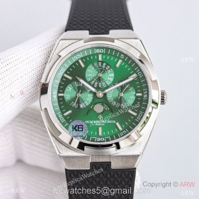 Swiss Vacheron Constantin Overseas 4300v Perpetual Calendar Watch Rubber Strap Band watches