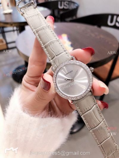 2019 New Cartier SS Diamond Watches Japan Quartz Best Replica watches