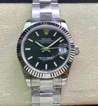 Swiss Rolex Datejust 36mm 2836 Movement Black Dial Oyster Band watches