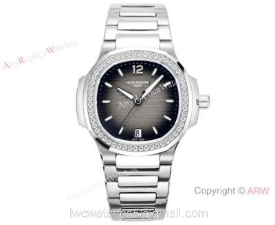Swiss Cal.324 SC Patek Philippe Lady-Nautilus Watch Stainless steel Diamond bezel watches