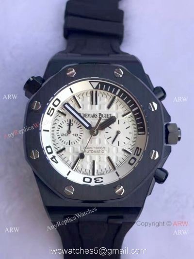Copy Audemars Piguet Royal Oak Offshore Diver Chronograph Watch Black Case watches
