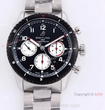 2021 New! Swiss 7750 Breitling Premier B01 Chronograph Watch Black Bezel watches