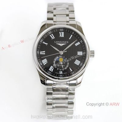 (GF) Swiss Longines Master Moon phase L899.5 Black Dial Watch 40mm watches