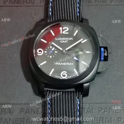 Clone Panerai Luminor GMT &8216;Bucherer Blue PAM 1176 Watch Blacksteel watches