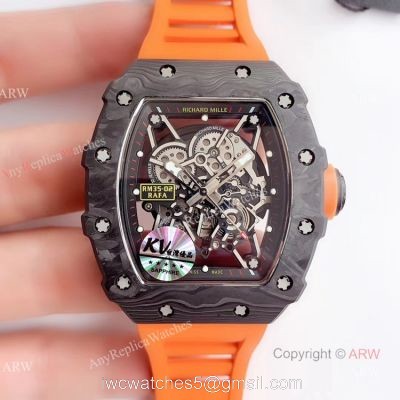 KV Factory New Replica Richard Mille Orange Watch RM035-02 For Men watches