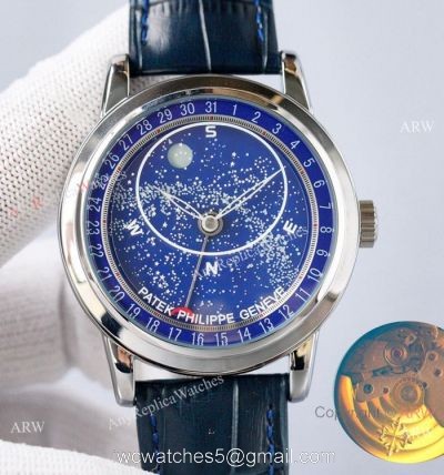 Copy Patek Philippe Grand Complications Celestial Blue Dial 8215 watch watches