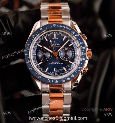 Best Quality Omega Speedmaster Racing Watches Two Tone Rose Gold watches