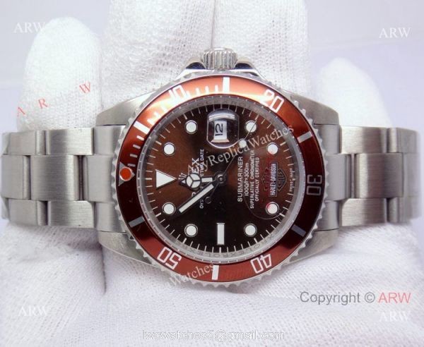 Classic Model Replica Rolex Submariner Brown Face Harley Davidson Edition Watch Classic Model Replica Rolex Submariner Brown Face Harley Davidson Edition Watch