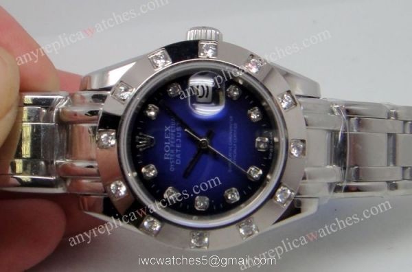 Rolex Masterpiece Datejust Watch: SS Blue Face Copy Rolex Watch Ladies Gift Rolex Masterpiece Datejust Watch: SS Blue Face Copy Rolex Watch Ladies Gift