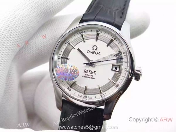 Swiss Omega De Ville Fake Watch Silver Dial 8500 Movement Swiss Omega De Ville Fake Watch Silver Dial 8500 Movement