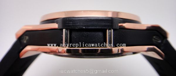 Hublot Big Bang Rose Gold Black Diamonds Black Rubber Band Hublot Big Bang Rose Gold Black Diamonds Black Rubber Band