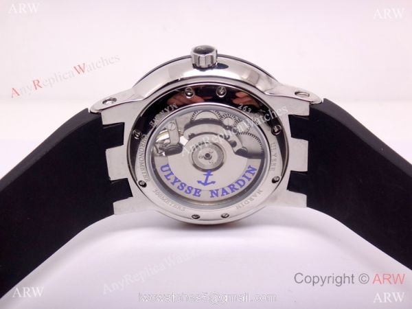 High Quality Ulysse Nardin Perpetual Black Rubber watch Copy High Quality Ulysse Nardin Perpetual Black Rubber watch Copy