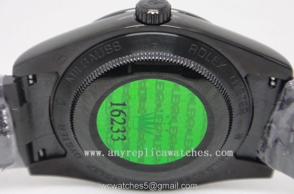All Black Rolex Milgauss Watch w/ Black Face 40mm All Black Rolex Milgauss Watch w/ Black Face 40mm