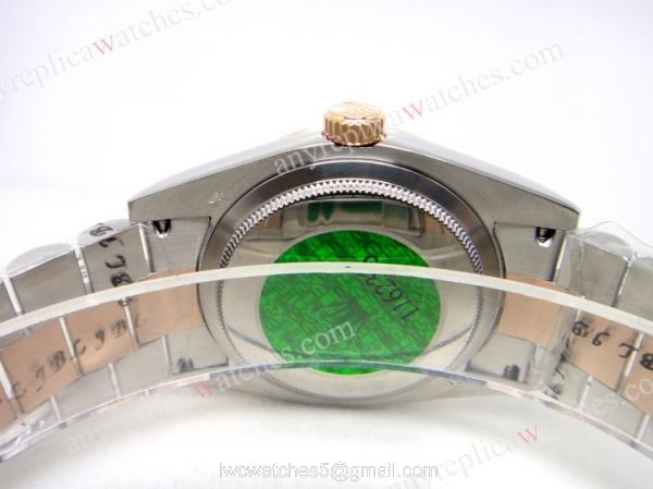 Rolex Datejust Replica Watch 2-T Rose Gold President Band/ Arabic Face Rolex Datejust Replica Watch 2-T Rose Gold President Band/ Arabic Face