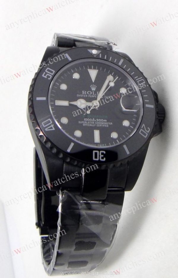 High Quality Ceramic Bezel All Black Rolex Submariner Women watch 36mm High Quality Ceramic Bezel All Black Rolex Submariner Women watch 36mm