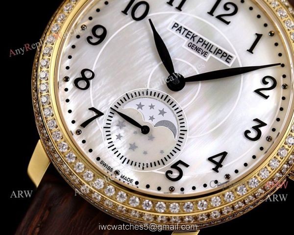 Swiss Copy Patek Philippe Complications Moonphase 4968R Watch Gold Case Swiss Copy Patek Philippe Complications Moonphase 4968R Watch Gold Case