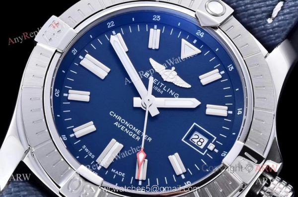 GF Factory Best Breitling Avenger 43 Automatic Watch With Blue Dial Replica GF Factory Best Breitling Avenger 43 Automatic Watch With Blue Dial Replica