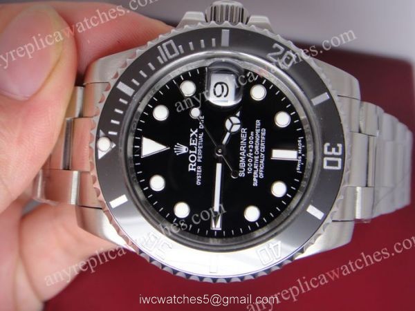 Replica Rolex Submariner Watch SS Black Dial Ceramic Bezel Mens Watch Replica Rolex Submariner Watch SS Black Dial Ceramic Bezel Mens Watch