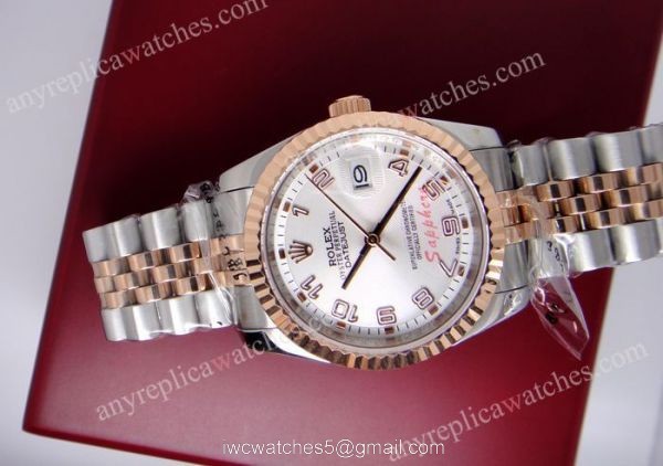 Rolex Datejust Watch Two Tone Rose Gold Jubilee / Arabic Rolex Datejust Watch Two Tone Rose Gold Jubilee / Arabic