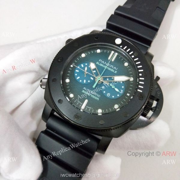 Copy Panerai Submersible Rubber Strap Black Case Watch PAM983 Copy Panerai Submersible Rubber Strap Black Case Watch PAM983
