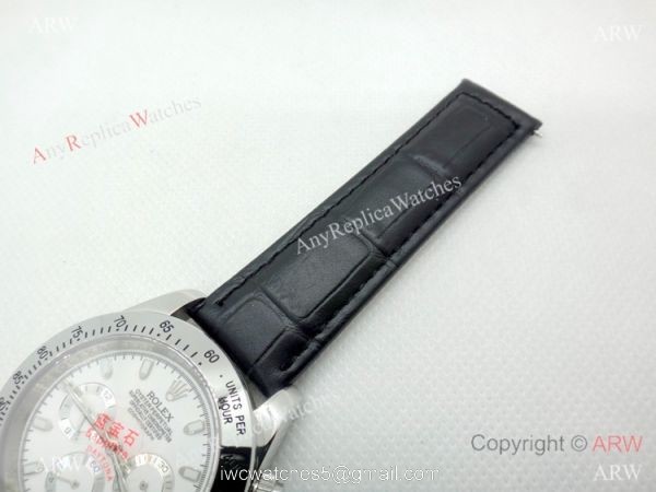 Rolex Daytona Leather Strap White Face High Quality watch Rolex Daytona Leather Strap White Face High Quality watch