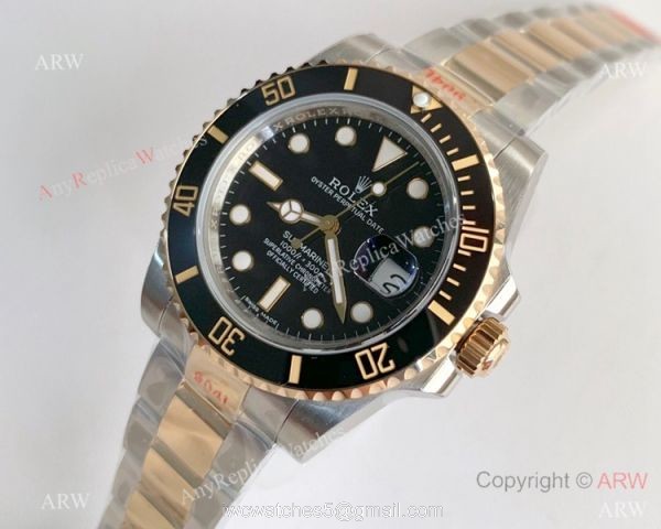 1:1 Replica Rolex Submariner 2 Tone SWISS 3135 V8 Watch Noob Watch Factory 1:1 Replica Rolex Submariner 2 Tone SWISS 3135 V8 Watch Noob Watch Factory