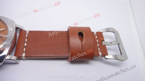 Replica Panerai Radiomir BREVETTATO Orange Face Brown leather strap Replica Panerai Radiomir BREVETTATO Orange Face Brown leather strap