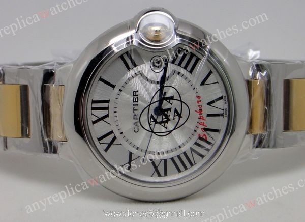 TWO-TONE WOMENS FAKE CARTIER WATCH BALLON BLEU WATCH TWO-TONE WOMENS FAKE CARTIER WATCH BALLON BLEU WATCH